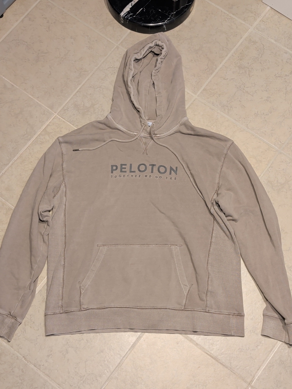 Men's Peloton Beige Hoodie